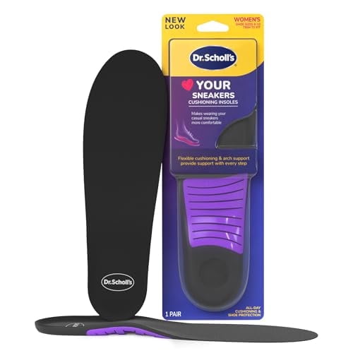 Dr Scholls Soft Cushioning Shoe Insoles For Sneakers, Womens Size, 6 To 10