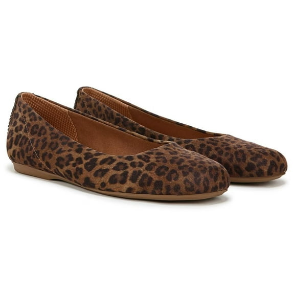 Dr. Scholls Women's Wexley Ballet Flat Leopard Fabric 8M