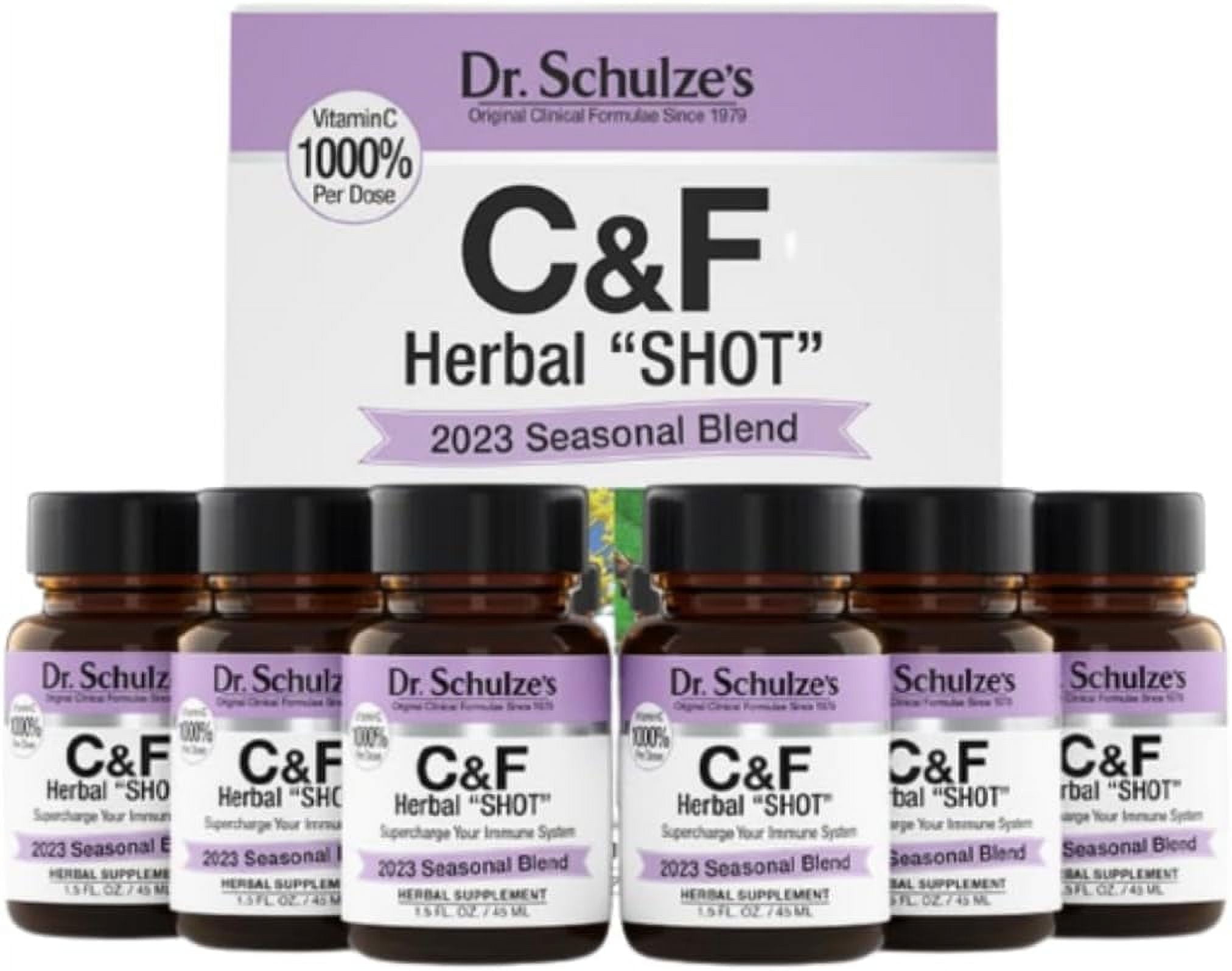 Dr. Schulze's Herbal Immunity Shot, Organic Extract, GlutenFree & Non