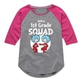 thumbnail image 1 of Dr. Seuss - 1st Grade Squad Thing 1 and Thing 2 - Youth Girls Raglan Graphic T-Shirt, 1 of 6