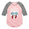 thumbnail image 1 of Dr. Seuss - 1st Grade Squad Thing 1 and Thing 2 - Youth Girls Raglan Graphic T-Shirt, 1 of 6