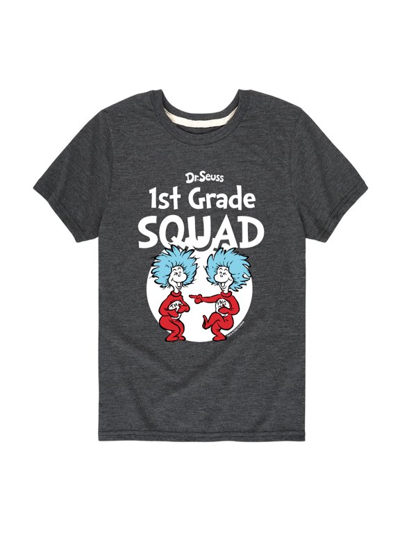 - 1st Grade Squad Boys' Short Sleeve Graphic T-Shirt