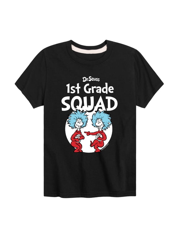 - 1st Grade Squad Boys' Short Sleeve Graphic T-Shirt