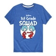 thumbnail image 1 of Dr. Seuss - 1st Grade Squad - Thing 1 and Thing 2 - Cat in the Hat - Youth Short Sleeve Graphic T-Shirt, 1 of 6
