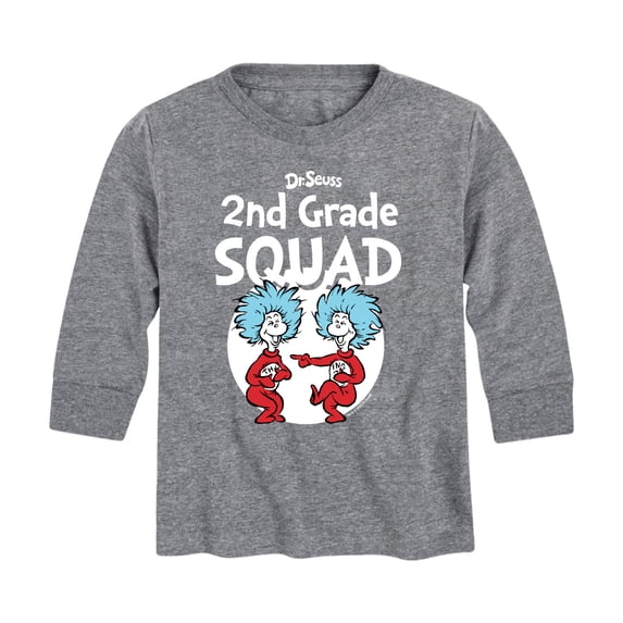 Dr. Seuss - 2nd Grade Squad - Youth Long Sleeve Graphic T-Shirt