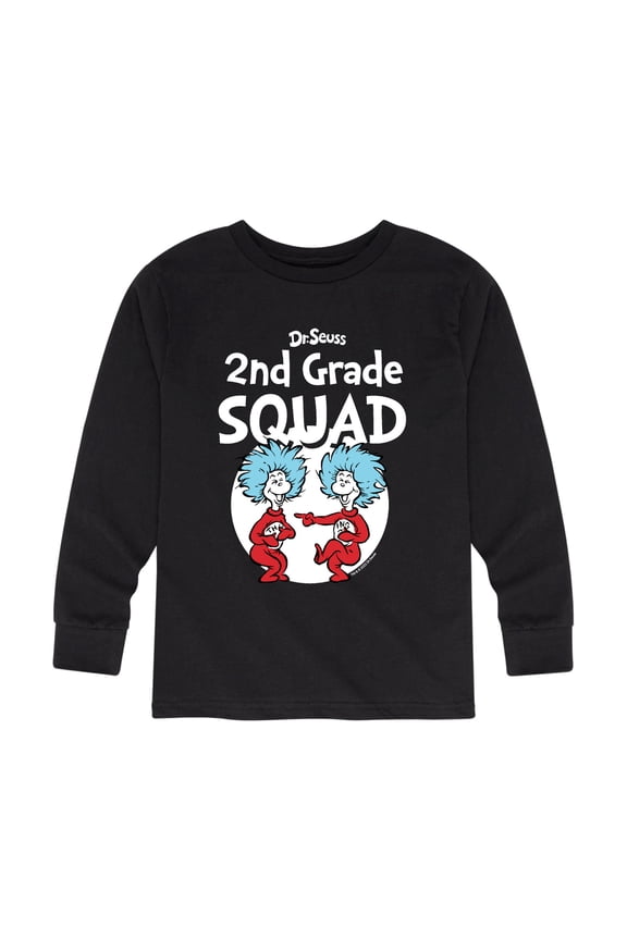 - 2nd Grade Squad - Youth Long Sleeve Graphic T-Shirt