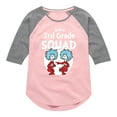 thumbnail image 1 of Dr. Seuss - 3rd Grade Squad - Youth Girls Raglan Graphic T-Shirt, 1 of 5