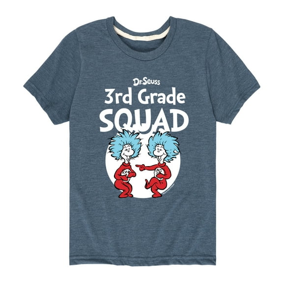 Dr. Seuss - 3rd Grade Squad - Youth Short Sleeve Graphic T-Shirt