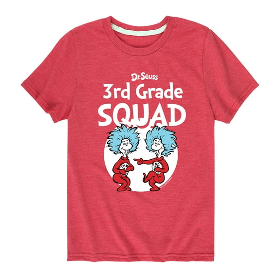 Dr. Seuss - 3rd Grade Squad - Youth Short Sleeve Graphic T-Shirt