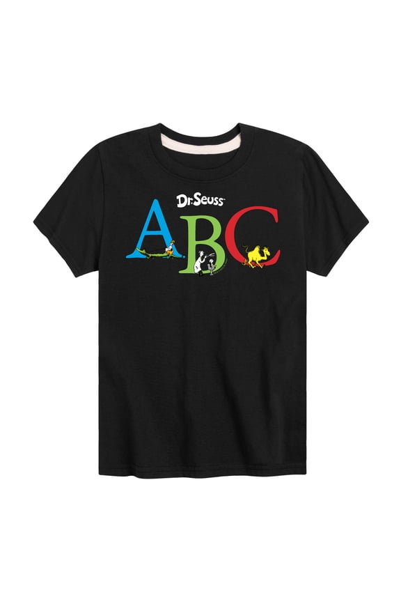 - ABC Book Characters Short Sleeve Graphic T-Shirt