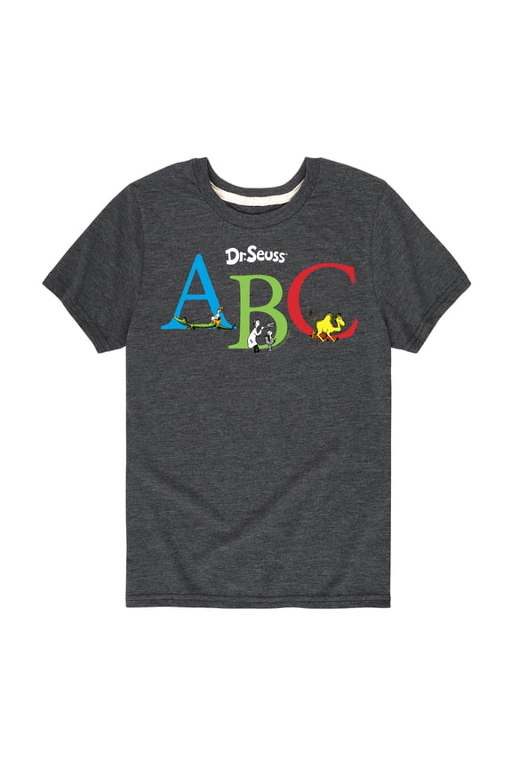 - ABC Book Characters - Youth Short Sleeve Graphic T-Shirt