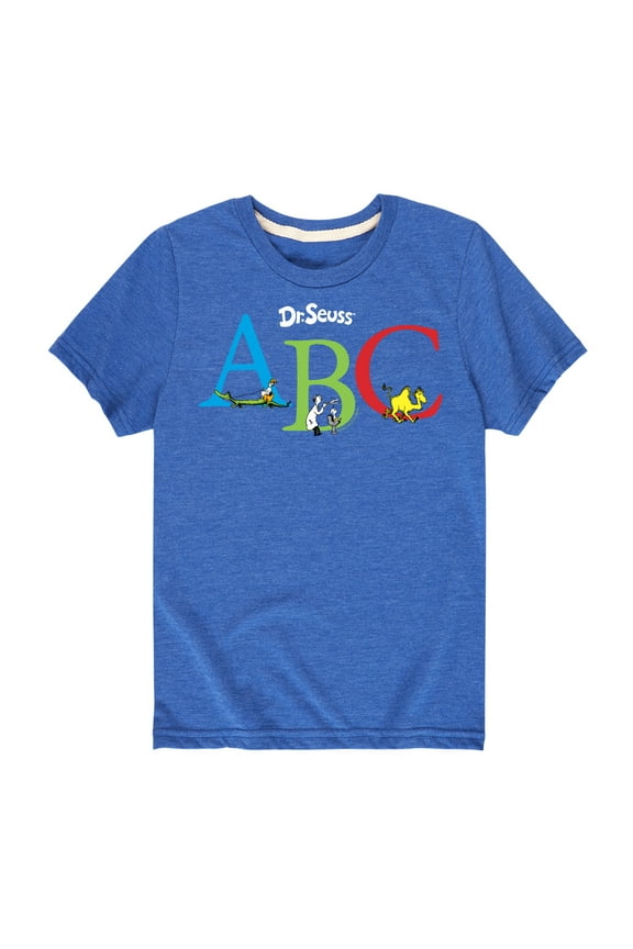 - ABC Book Characters - Youth Short Sleeve Graphic T-Shirt
