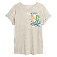thumbnail image 1 of Dr. Seuss - ABC Book Cover - Juniors Oversized Graphic T-Shirt, 1 of 5