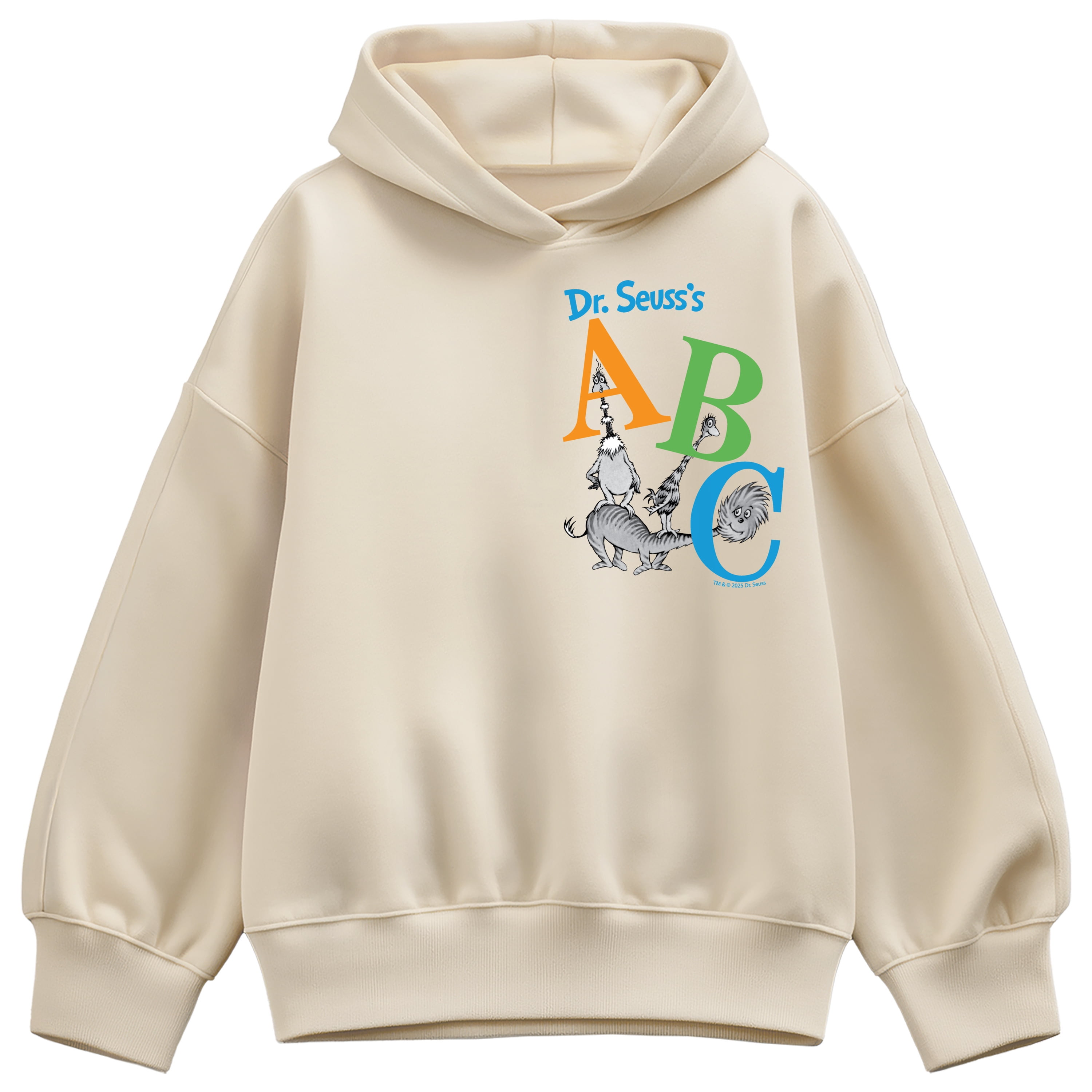 Dr. Seuss - ABC Book Cover - Women's Oversized Fleece Hoodie