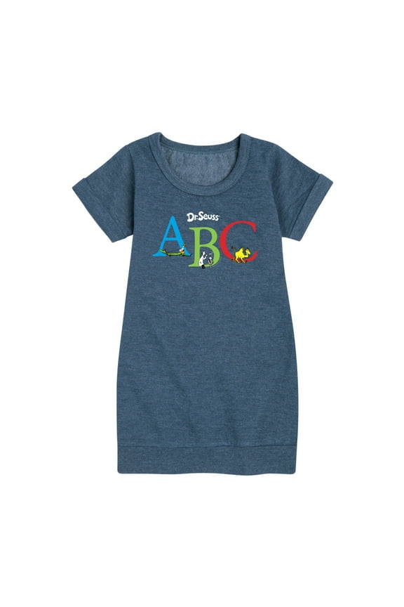 - ABC Book Characters - Toddler And Youth Girls Fleece Dress
