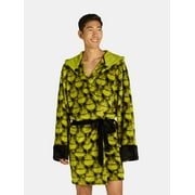 Dr. Seuss Men's Grinch Superminky Robe, Sizes S-XL