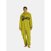 Dr. Seuss Men's Grinch Pajamas Union Suit, Sizes S-XL