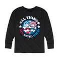 thumbnail image 1 of Dr. Seuss - All Things Red, White and Blue - Toddler And Youth Long Sleeve Graphic T-Shirt, 1 of 5