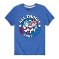 thumbnail image 1 of Dr. Seuss - All Things Red, White and Blue - Toddler And Youth Short Sleeve Graphic T-Shirt, 1 of 5