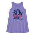 thumbnail image 1 of Dr. Seuss - The Grinch America's Favorite Mean One -Toddler and Youth Girls A-line Dress, 1 of 4