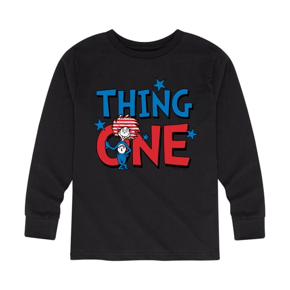Dr. Seuss - American Thing One - Toddler And Youth Long Sleeve Graphic T-Shirt