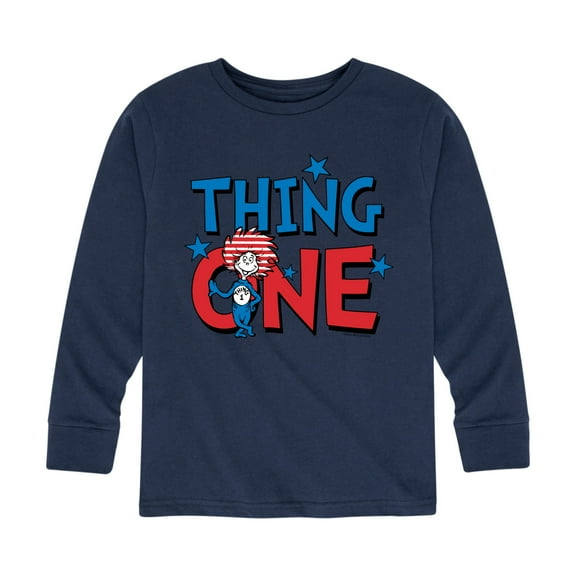 Dr. Seuss - American Thing One - Toddler And Youth Long Sleeve Graphic T-Shirt