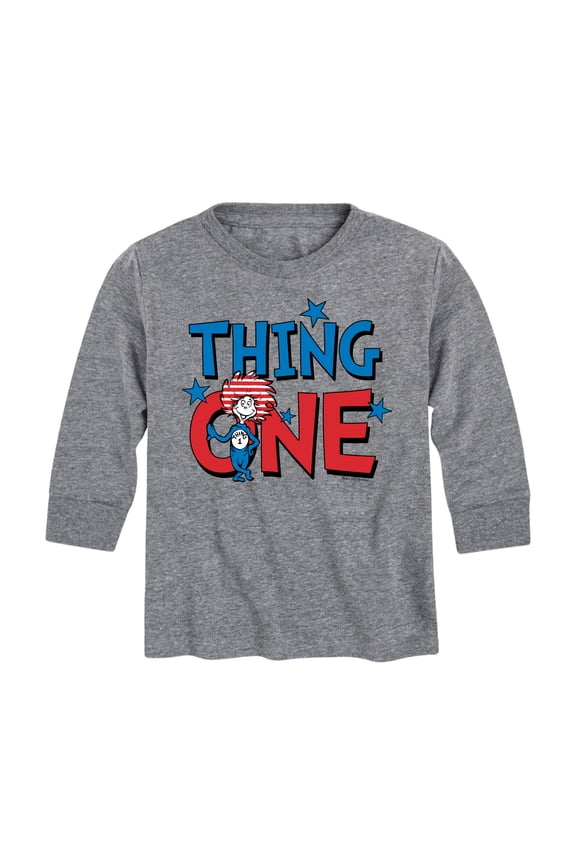 - American Thing One - Toddler And Youth Long Sleeve Graphic T-Shirt