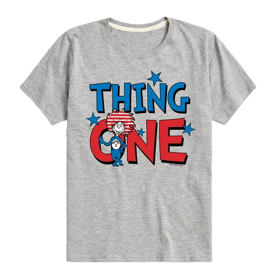 Dr. Seuss - American Thing One - Toddler And Youth Short Sleeve Graphic T-Shirt
