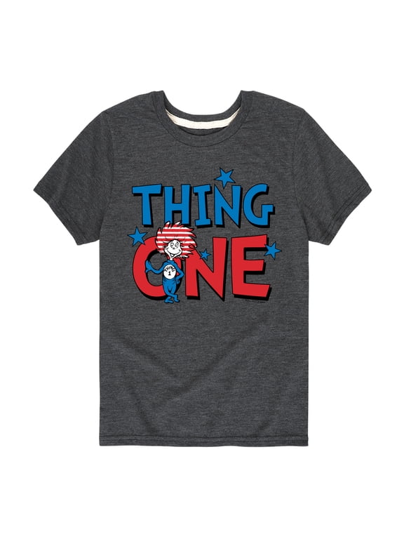 - American Thing One Boys' Short Sleeve Graphic T-Shirt