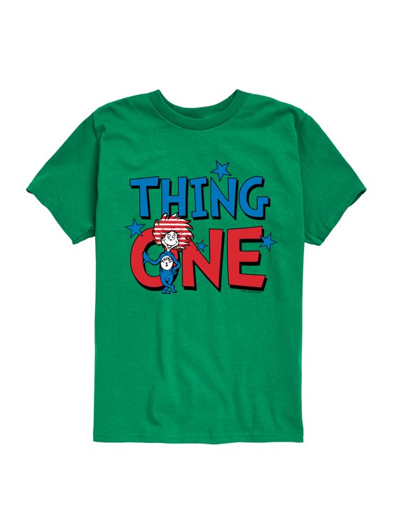 - American Thing One Boys' Short Sleeve Graphic T-Shirt