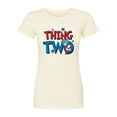 thumbnail image 1 of Dr. Seuss - American Thing Two - Juniors Fitted Graphic T-Shirt, 1 of 6