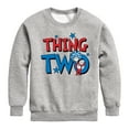 thumbnail image 1 of Dr. Seuss - American Thing Two - Toddler And Youth Crewneck Fleece Sweatshirt, 1 of 5