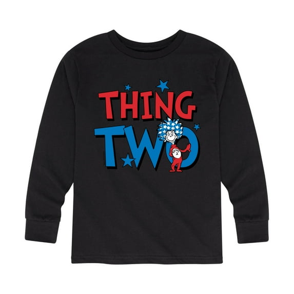 Dr. Seuss - American Thing Two - Toddler And Youth Long Sleeve Graphic T-Shirt