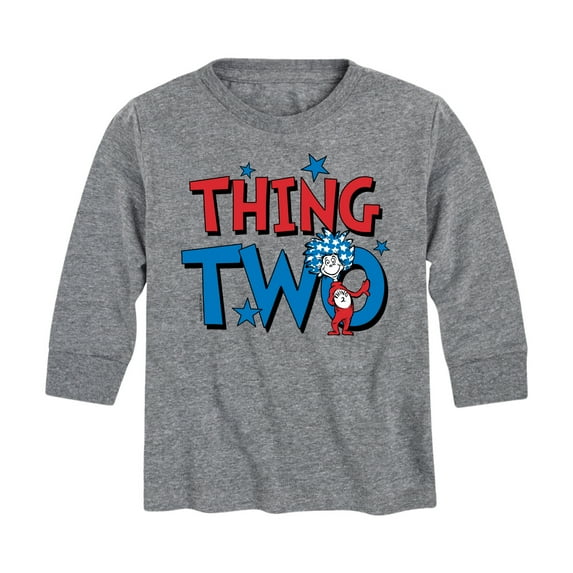 Dr. Seuss - American Thing Two - Toddler And Youth Long Sleeve Graphic T-Shirt
