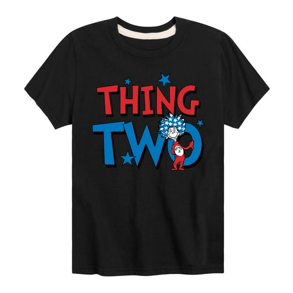 Dr. Seuss - American Thing Two - Toddler And Youth Short Sleeve Graphic T-Shirt