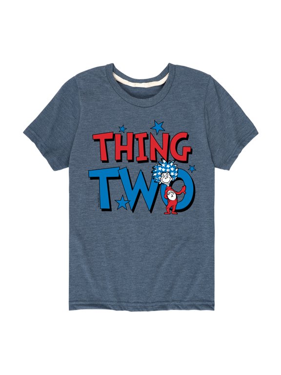 - American Thing Two Boys' Short Sleeve Graphic T-Shirt