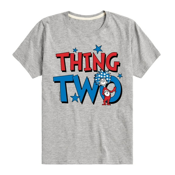 Dr. Seuss - American Thing Two - Toddler And Youth Short Sleeve Graphic T-Shirt