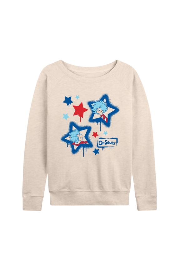 - Americana Things Streetwear - Women's French Terry Long Sleeve Pullover