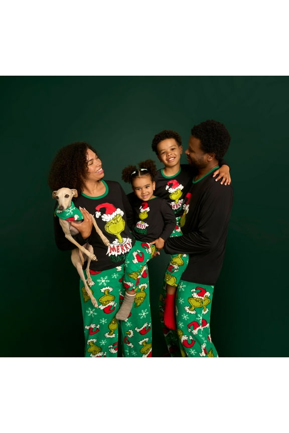 Baby Merry Grinchmas Matching Family Pajama Set, Onesie, Sizes 9M-18M
