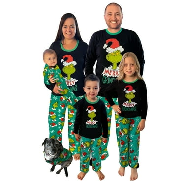 Dr. Seuss Baby Merry Grinchmas Matching Family Pajama Set, Onesie, Sizes 9M-18M