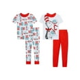 thumbnail image 1 of Dr. Seuss Baby & Toddler Boys Short Sleeve Snug Fit Cotton Pajamas, 4-Piece Set (2T-5T), 1 of 3