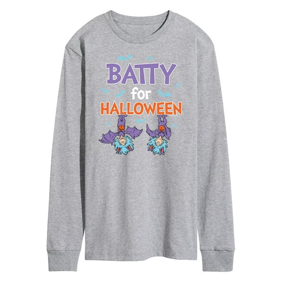 Dr. Seuss - Batty For Halloween Thing 1 and Thing 2 - Men's Long Sleeve T-Shirt