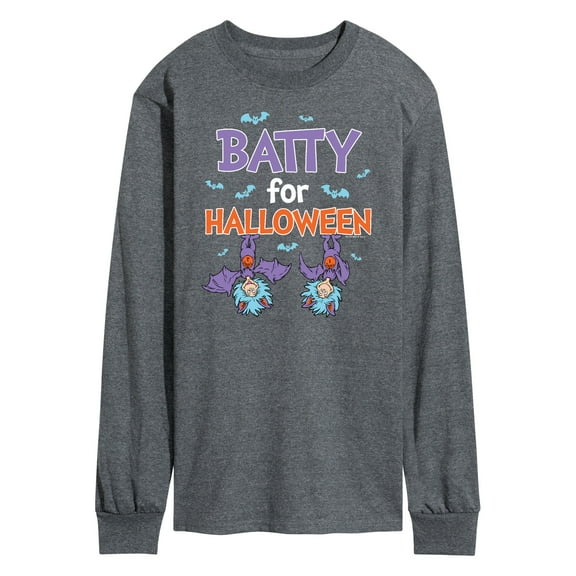 Dr. Seuss - Batty For Halloween Thing 1 and Thing 2 - Men's Long Sleeve T-Shirt