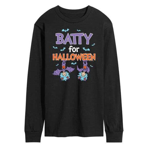 Dr. Seuss - Batty For Halloween Thing 1 and Thing 2 - Men's Long Sleeve T-Shirt