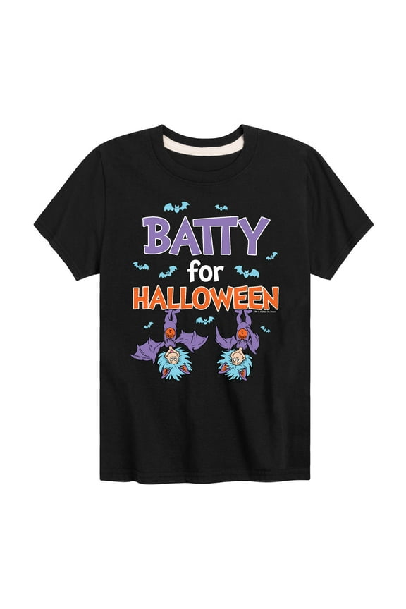- Batty For Halloween Thing 1 and Thing 2 - Toddler And Youth Short Sleeve Graphic T-Shirt