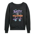 thumbnail image 1 of Dr. Seuss - Batty For Halloween Thing 1 and Thing 2 - Women's Lightweight French Terry Long Sleeve Shirt, 1 of 6