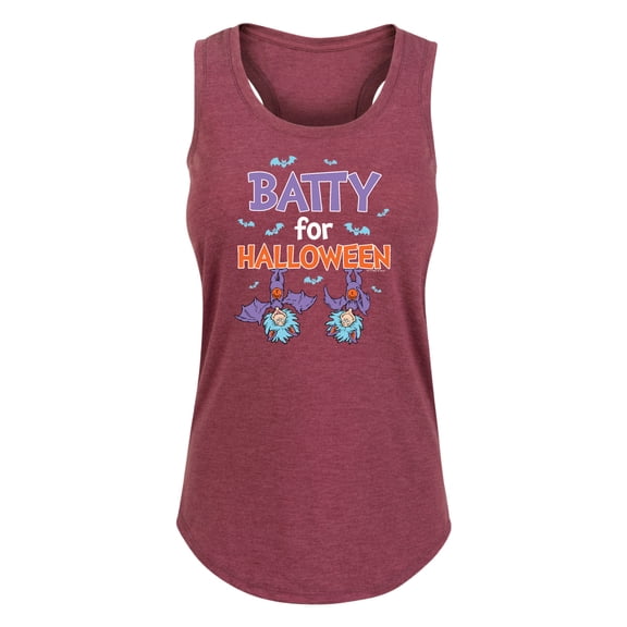 Dr. Seuss - Batty For Halloween Thing 1 and Thing 2 - Women's Racerback Tank Top