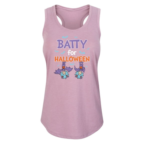 Dr. Seuss - Batty For Halloween Thing 1 and Thing 2 - Women's Racerback Tank Top