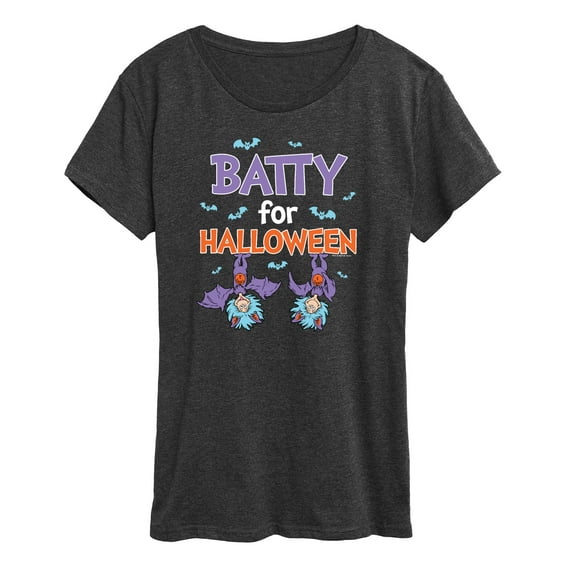 Dr. Seuss - Batty For Halloween Thing 1 and Thing 2 - Women's Short Sleeve Graphic T-Shirt