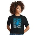 thumbnail image 1 of Dr. Seuss - Blue Phase Fish - Juniors Cropped Cotton Blend T-Shirt, 1 of 6